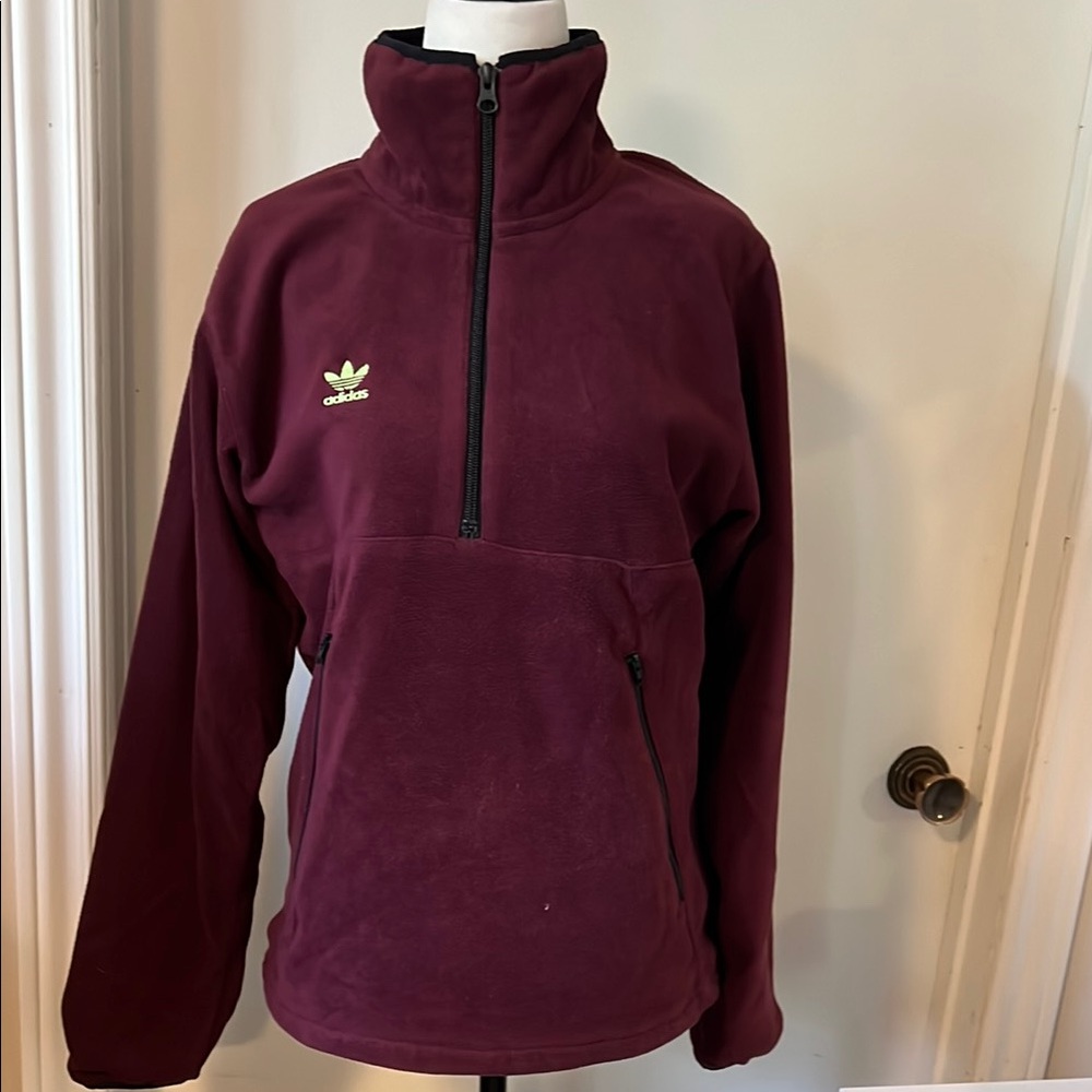 Adidas | Women’s Size Burgundy XS Fleece Pullover